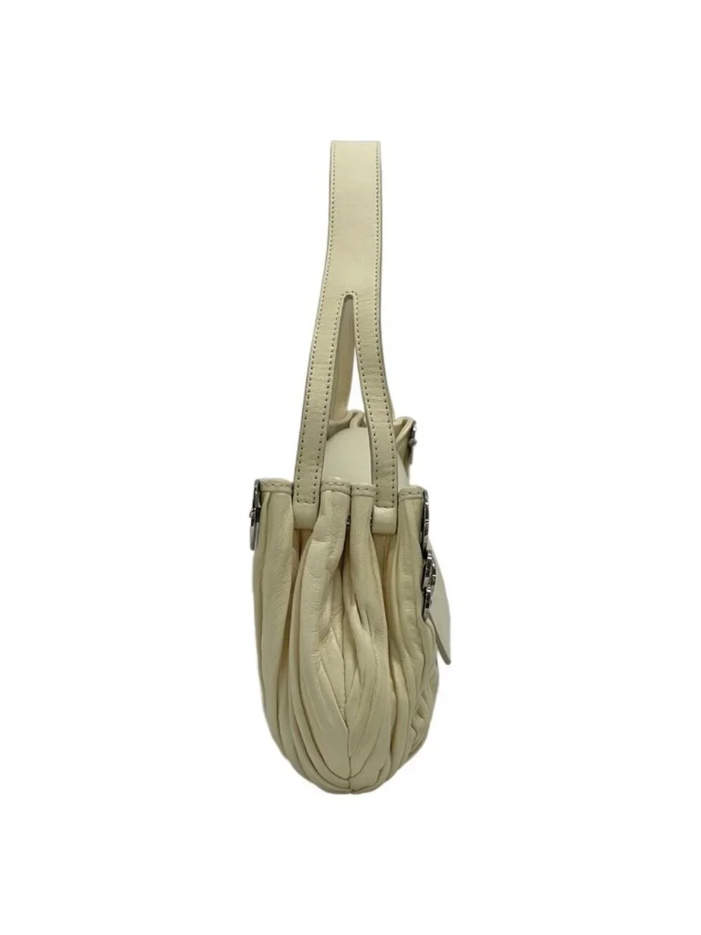 Bvlgari Handbag Chikladi Ivory Leather